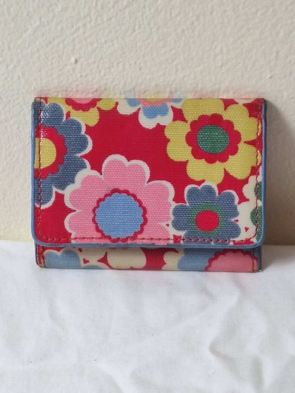 Cath Kidston Floral Wallet in Red, Pink, Blue, Yellow, Green